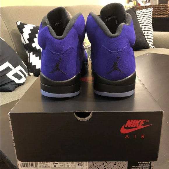Air Joran 5 V Retro "Alternate Grapes" - Picture 5 of 7